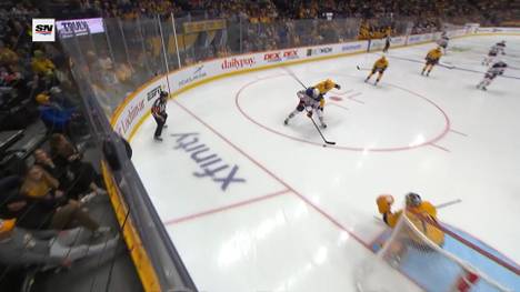 Der deutsche NHL-Superstar Leon Draisaitl ist mit drei Torbeteiligungen der überragende Mann beim Kantersieg seiner Edmonton Oilers gegen die Nashville Predators. 