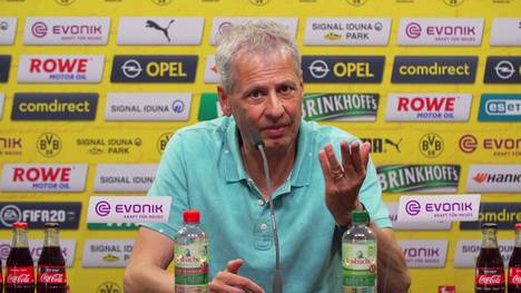 BVB-Trainer Lucien Favre will Senkrechtstarter Erling Haaland nicht verheizen und spricht von Dosierung. 