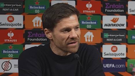 Mit dem 2:0-Sieg gegen Ferencváros zieht Leverkusen ins Viertelfinale der UEFA Europa League ein. Xabi Alonso ist zufrieden mit der Leistung der Werkself und freut sich auf den nächsten Gegner.