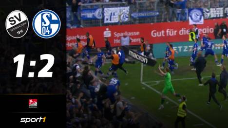 Der FC Schalke 04 gewinnt in letzter Minute mit 2:1 beim SV Sandhausen. Damit übernehmen die Knappen erneut die Tabellenführung und sind weiter voll auf Kurs Wiederaufstieg.