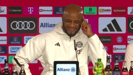 Vincent Kompany witzelt über den PK-Auftritt von Neuzugang Michael Olise und spricht über die Bedeutung des Transfers für seine Mannschaft. 