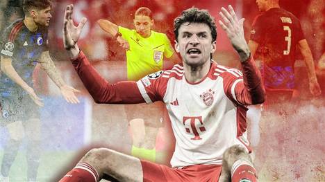 Der FC Bayern kommt gegen Kopenhagen nicht über ein torloses Remis hinaus - auch weil ein zunächst gegebener Handelfmeter in der Nachspielzeit durch den VAR einkassiert wird. Thomas Müller holt nach der Partie zu einem Monolog über das Regelwerk aus.