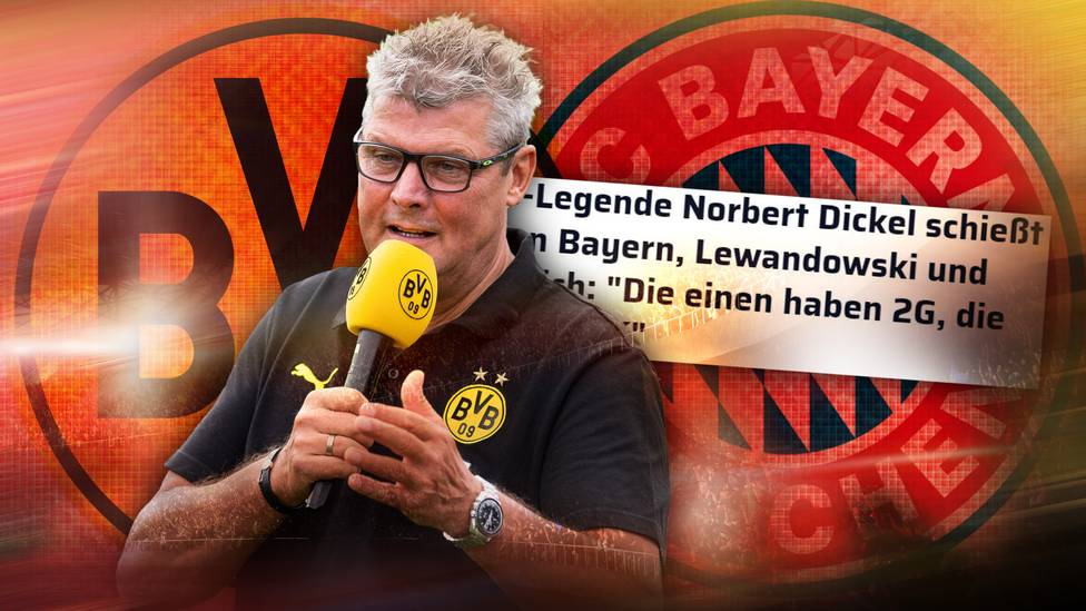 Norbert Dickel spricht über die Situation des FC Bayern - verbale Spitzen kann sich die Legende von Borussia Dortmund vor dem direkten Duelle nicht verkneifen.