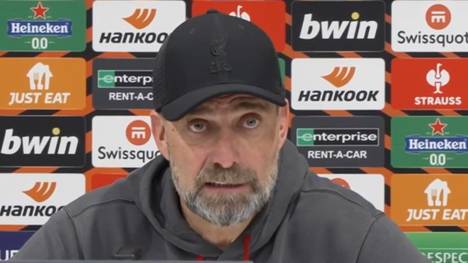 L'allenatore del Liverpool Jurgen Klopp non nasconde la prestazione dei suoi contro l'Atalanta Bergamo.  L'allenatore deve prima assorbire la sconfitta per 3-0.