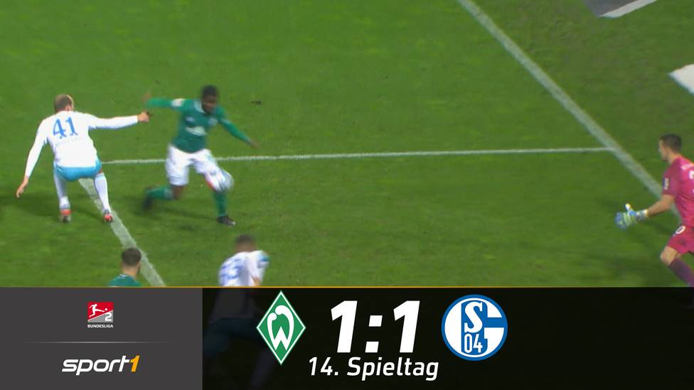 Werder Bremen kommt gegen den FC Schalke in letzter Minute dank eines höchst schmeichelhaften Elfmeters zum Ausgleich. Auf köngisblauer Seite sind die Gemüter erhitzt.