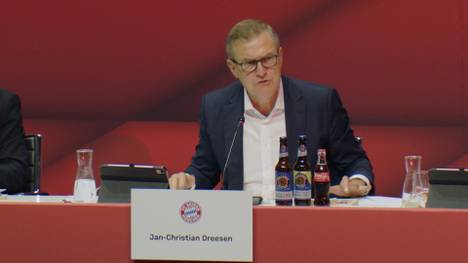 Auf der JHV des FC Bayern äußert Fan Michael Ott Kritik am Ruanda-Sponsoring. Vorstandschef Jan-Christian Dreesen antwortet daraufhin mit einem siebenminütigen Monolog.