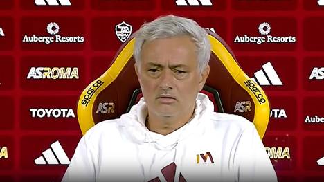 Auf einer Pressekonferenz spricht Roma-Trainer José Mourinho über den geplatzten Transfer von Union-Star Leonardo Bonucci in die italienische Hauptstadt.