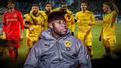 Der BVB ist im Jahr 2023 noch ungeschlagen, gestern setzte man sich gegen den VfL Bochum im Pokal durch. Einer, der aktuell nicht mehr zum Zug kommt, ist Youssoufa Moukoko.