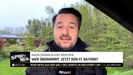 Julian Nagelsmann verlängert beim DFB und kehrt damit nicht zum FC Bayern zurück. SPORT1 Chefreporter Stefan Kumberger erklärt, wer jetzt Favorit auf den Trainerposten ist. 