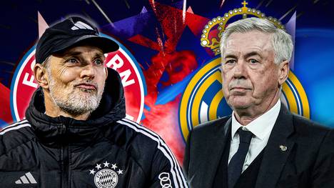 Der FC Bayern trifft im Halbfinale der Champions League auf Real Madrid.  Dazu kommt noch das Trainerduell zwischen den Taktikfanatikern Thomas Tuchel und Carlo Ancelotti.  Ist Tuchel nun Bayerns Trumpf?