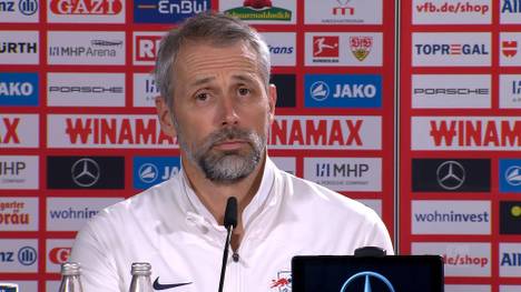 Eine Reporter-Frage über die Ausfälle des Gegners durch den Afrika-Cup lässt RB Leipzigs Trainer Marco Rose verwundert zurück.