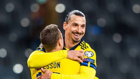Zlatan Ibrahimovic kämpfte nach seinem erfolgreichen Comeback für die schwedische Nationalmannschaft mit den Tränen. 