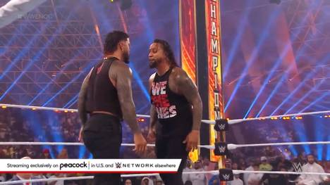 WWE-Überfigur Roman Reigns wird bei Night of Champions von einem Mitglied der eigenen Familie attackiert: Jimmy Uso hat genug davon, der Prügelknabe zu sein.