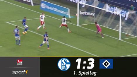 Absteiger FC Schalke 04 verspielt vor heimischer Kulisse eine 1:0-Führung und vermasselt am Ende gegen den Hamburger SV den Auftakt in die Zweitliga-Saison.