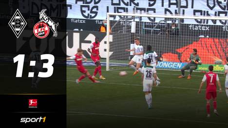 Der 1. FC Köln gewinnt auch das zweite Derby gegen Borussia Mönchengladbach. Die Geißböcke liefern in der Fremde einen bärenstarken ersten Durchgang ab.