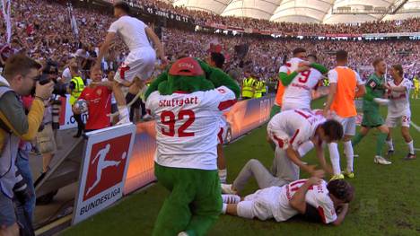 Beim VfB Stuttgart brachen alle Dämme, als Wataru Endo mit seinem Last-Minute-Siegtor gegen Köln den Klassenerhalt sicherte. Eine tonnenschwere Last fiel von Trainer Pellegrino Matarazzo ab.