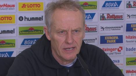 Nach dem Sieg über Stuttgart stößt Christian Streich eine Frage an VfB-Coach Pellegrino Matarazzo sauer auf. Die Äußerung des Journalisten will Freiburgs Trainer so nicht stehen lassen.