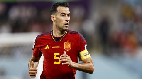Die WM in Katar ist der letzte Auftritt von Sergio Busquets für die spanische Nationalmannschaft. Der 34-Jährige tritt aus der Selección zurück.