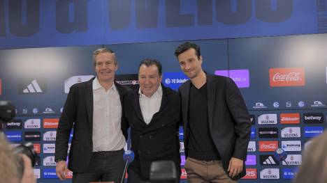 Schalke 04 hat mit Matthias Tillmann, Axel Hefer und Marc Wilmots eine neue Führungsriege. Am Freitag stellten die Verantwortlichen ihre Ziele vor. 