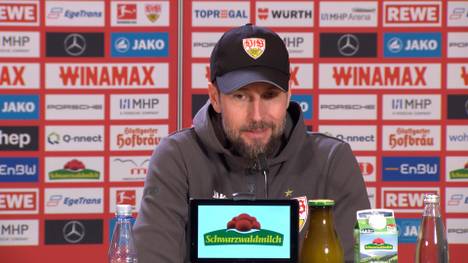 Sebastian Hoeneß hat seinen Vertrag beim VfB Stuttgart bis 2027 verlängert. Nach dem Spiel gegen Union erklärt er den Zeitpunkt der Verkündung.
