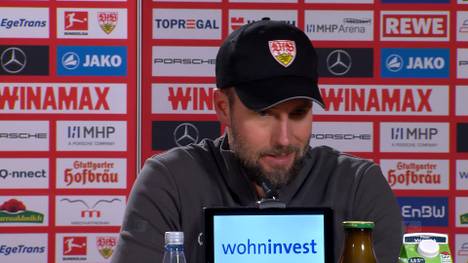 Nach seinem Hattrick gegen RB Leipzig hat Stuttgarts Trainer Sebastian Hoeneß nur lobende Worte für Deniz Undav übrig.