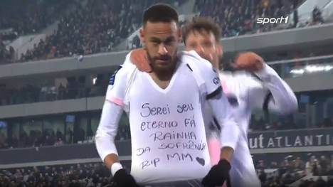 Neymar und Kylian Mbappé harmonieren gegen Bordeaux perfekt und sorgen für Traumtore. Der Brasilianer feiert ungewohnt ernst und hat eine traurige Botschaft.