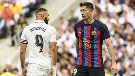 Karim Benzema und Robert Lewandowski gehören zu den besten Stürmern der Welt. Vor dem anstehenden "El Clasico" erklärt Barca-Trainer Xavi, wer von den beiden der bessere ist.