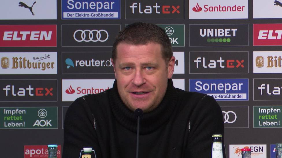Das Corona-Virus trifft den FC Bayern mit aller Härte. Findet das Spiel gegen Borussia Mönchengladbach tatsächlich statt? Max Eberl äußert sich auf der Pressekonferenz dazu.