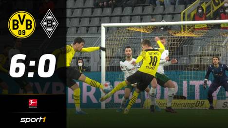 Borussia Dortmund hat sich nach dem schwachen Auftritt in der Europa League den Frust von der Seele geschossen und gegen Gladbach ein Torfestival veranstaltet.