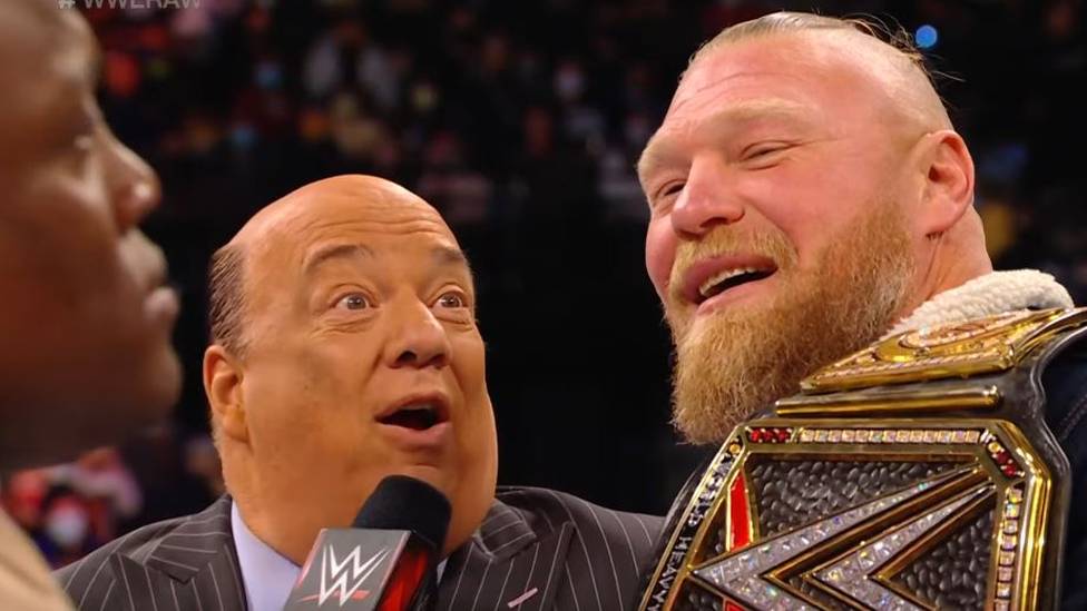 Bei WWE Monday Night RAW trifft Champion Brock Lesnar erstmals auf Royal-Rumble-Herausforderer Bobby Lashley. Das Verbalduell endet mit bösen Giftpfeilen, die Lashley wütend zurücklassen,