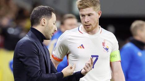 Ist Belgien-Trainer Domenico Tedesco mit Pep Guardiola vergleichbar? ManCity-Star Kevin De Bruyne hat auf diese Frage eine ausführliche Antwort parat.