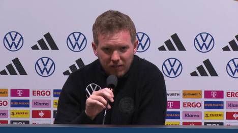 Angesprochen auf die Position von Joshua Kimmich legt sich Bundestrainer Julian Nagelsmann auf die Position des DFB-Kapitäns fest.