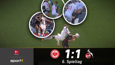 In diesem Duell ging es heiß her. Viele knackige Zweikämpfe und eine kuriose Szene während einer VAR-Entscheidung prägen das Spiel zwischen Eintracht Frankfurt und den 1. FC Köln.