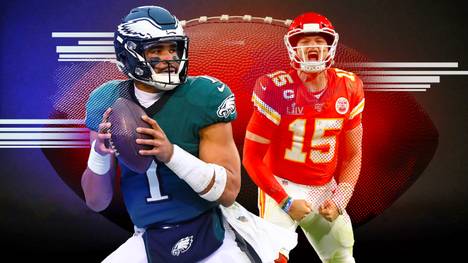 In der Nacht von Sonntag auf Montag steigt der Super Bowl zwischen den Philadelphia Eagles und den Kansas City Chiefs.