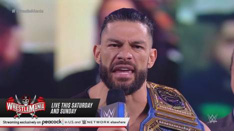 Nach seinem großen Sieg gegen Seth Rollins bei WrestleMania 37 meldet Cesaro Ansprüche auf den Universal Title von Roman Reigns an. Dessen Reaktion? Maximal respektlos!