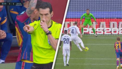 Real Madrid gewinnt den Clásico im Camp Nou. Gegen den FC Barcelona bekommen die Madrilenen einen Elfmeter nach Videobeweis. Sergio Ramos wird zum Matchwinner.