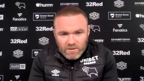 Wayne Rooney lehnt die Chance ab, Trainer seines Jugendvereins Everton zu werden, sondern bleibt Derby County im beinahe aussichtslosen Abstiegskampf treu. Leicht hat er es sich nicht gemacht.