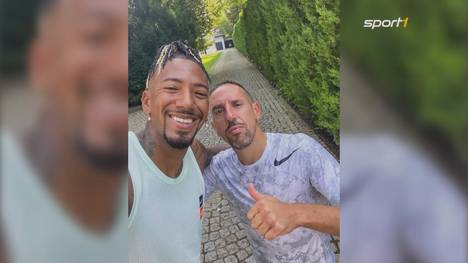 Nach dem gemeinsamen Training mit David Alaba trifft sich Franck Ribéry jetzt mit dem nächsten Ex-Bayern-Spieler, um alte Zeiten aufleben zu lassen.