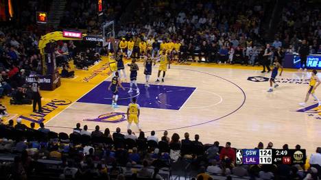 Die Golden State Warriors gewinnen mit 134:120 gegen die Los Angeles Lakers - und könnte in einer Woche zum Auftakt des Play-In-Turniers erneut auf LeBron James und Co. warten. 