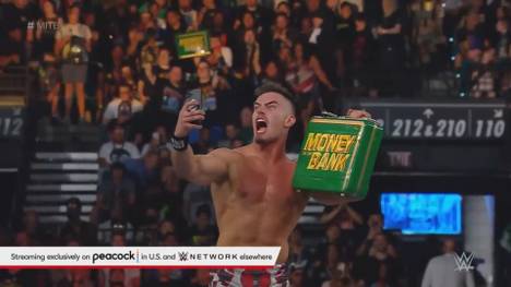 Unverdient oder die Zündung einer großen WWE-Karriere? Der umstrittene Jungstar Theory ist neuer "Mr. Money in the Bank" - und provoziert mit einem Sieger-Selfie.