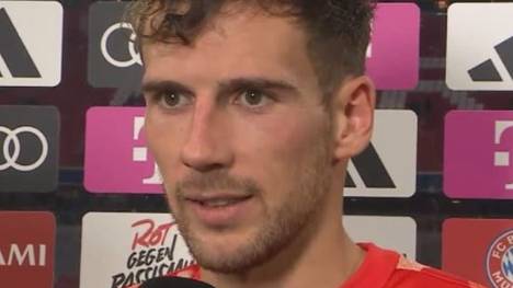 Leon Goretzka spricht über das Traumtor Kingsley Comans zum 1:0 gegen Freiburg und über die durchweg gute Stimmung in den deutschen Fußballstadien.