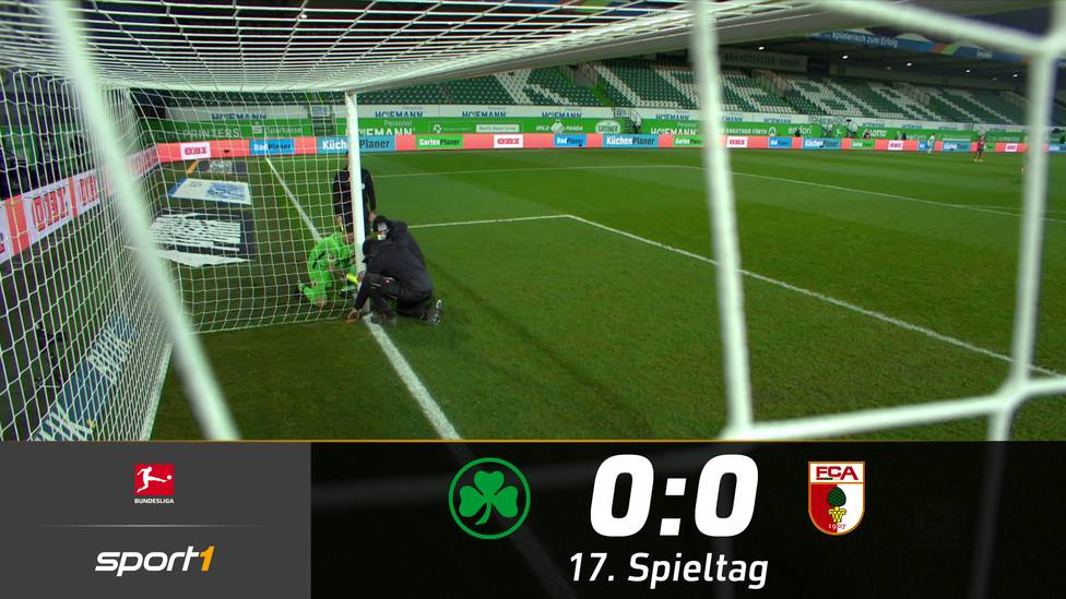 Die SpVgg Greuther Fürth kam im bayerischen Kellerduell gegen den FC Augsburg nicht über einen torloses Remis hinaus. 