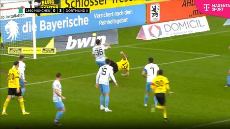 TSV 1860 München - Borussia Dortmund II: Tore und Highlights | 3. Liga