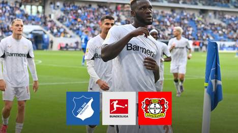 Bayer Leverkusen präsentiert sich bei der TSG Hoffenheim schon wieder meisterlich - allen voran Victor Boniface. Neben seinen Toren fällt der Stürmer auch mit einem ungewöhnlichen Jubel auf.