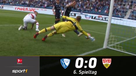 Das Spiel zwischen dem VfL Bochum und dem VfB Stuttgart endet torlos. Hauptverantwortlich dafür ist der Stuttgarter Schlussmann.