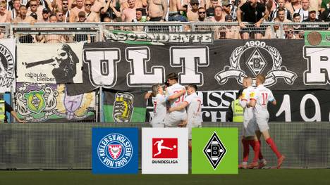 Die Kieler verspielen gegen Gladbach zwei Führungen - und gewinnen am Ende dennoch. Die Hoffnung im Abstiegskampf lebt.