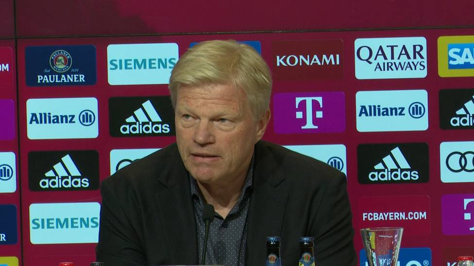 Bayerns Vorstandsvorsitzender Oliver Kahn spricht bei der Vorstellung von Sadio Mané auch Klartext zur Personalie Robert Lewandowski.