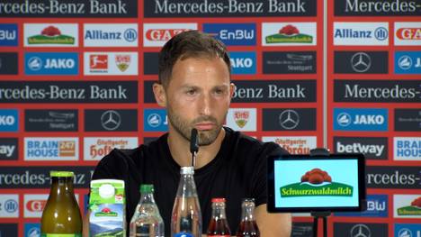David Raum hat beim 1:1 gegen den VfB Stuttgart sein Debüt für RB Leipzig gefeiert. Sein Trainer Domenico Tedesco gab nach dem Spiel eine Einschätzung über seine Leistung ab.