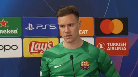 Marc-Andre Ter Stegen äußert sich nach dem CL-Aus gegen PSG zur Roten Karte gegen Teamkamerad Ronald Araujo. Der Barca-Keeper war nicht zufrieden mit der Entscheidung des Unparteiischen.