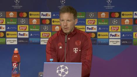 FCB-Julian Nagelsmann hat sich auf der Pressekonferenz vor dem CL-Rückspiel gegen RB Salzburg über die Personalien Neuer, Lewandowski und Sané geäußert. 